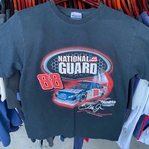 Dale jr nascar tee hanes medium black